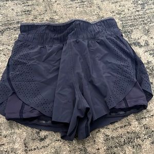 Royal blue lululemon shorts size 2